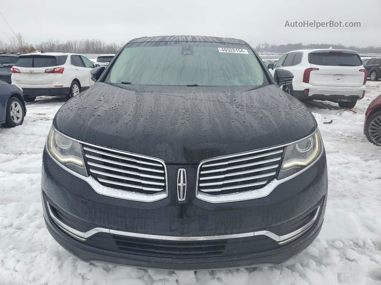 2016 Lincoln Mkx Reserve Черный vin: 2LMTJ8LR2GBL61399