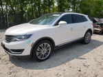 2016 Lincoln Mkx Reserve White vin: 2LMTJ8LR2GBL62567