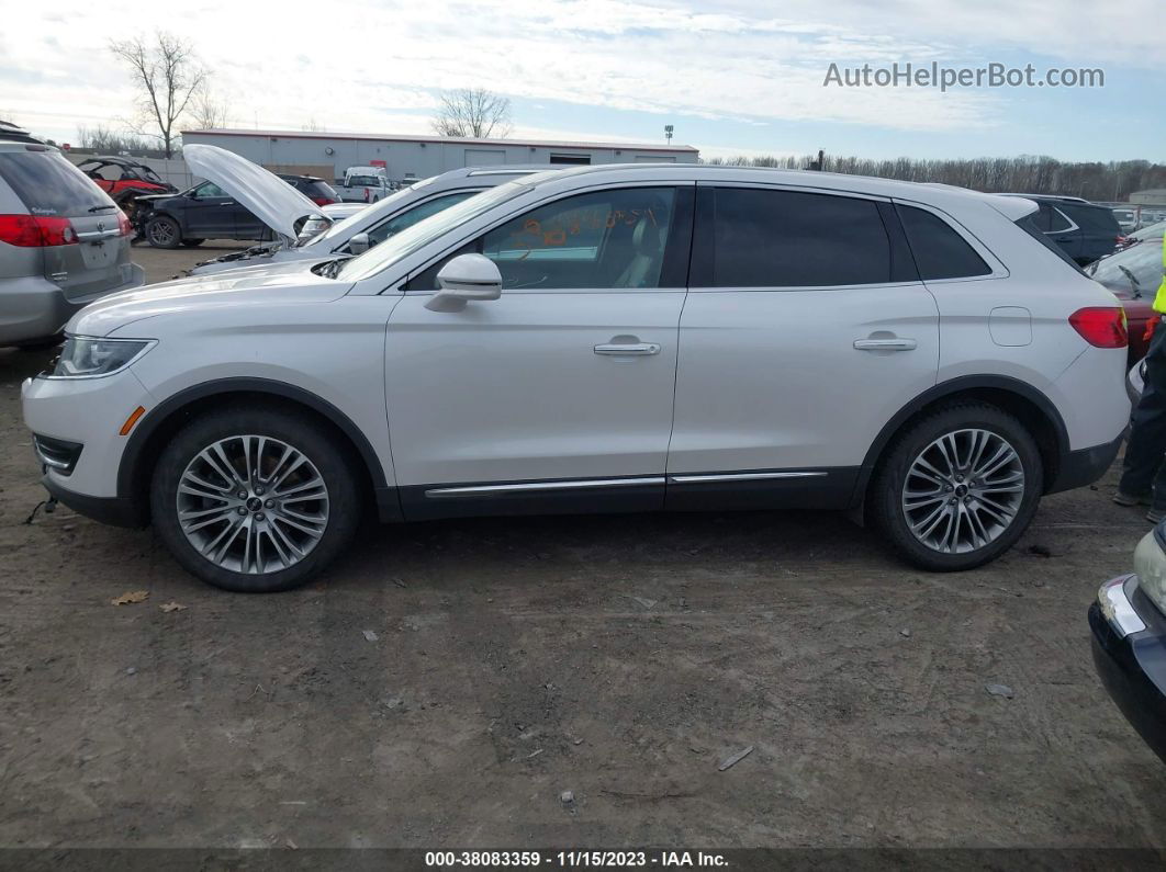 2016 Lincoln Mkx Reserve Белый vin: 2LMTJ8LR3GBL59421