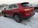 2016 Lincoln Mkx Reserve Maroon vin: 2LMTJ8LR4GBL24032