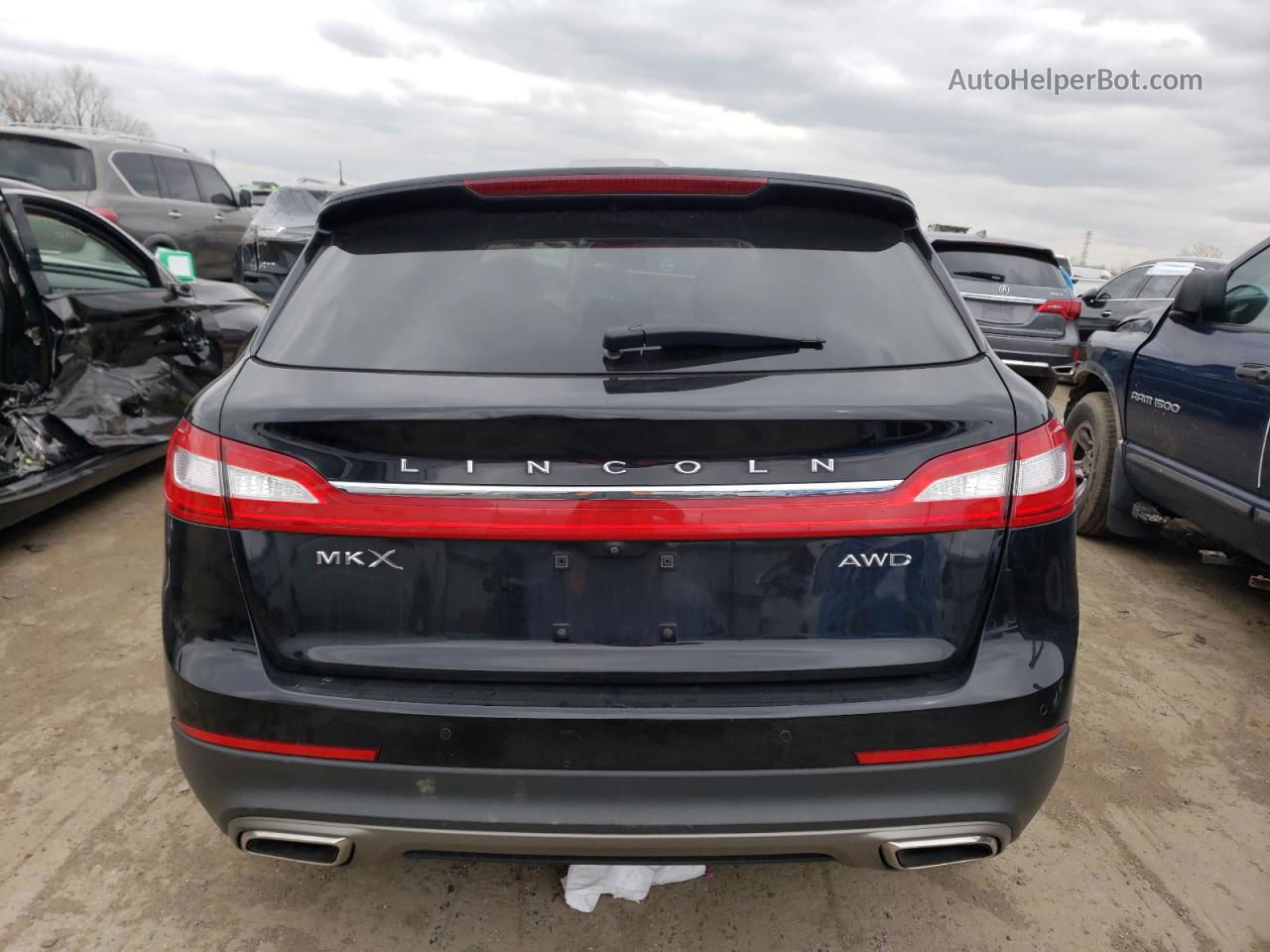 2016 Lincoln Mkx Reserve Black vin: 2LMTJ8LR4GBL42305