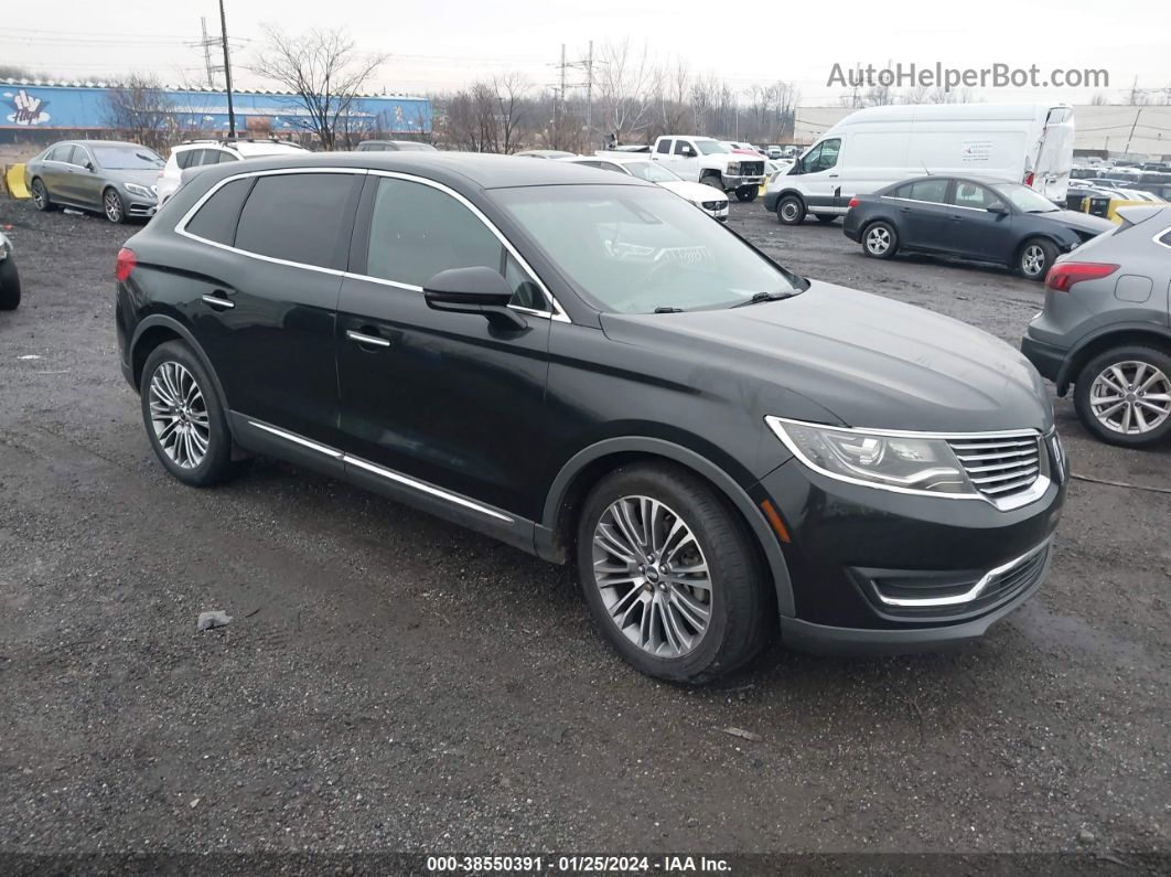 2016 Lincoln Mkx Reserve Black vin: 2LMTJ8LR4GBL86580