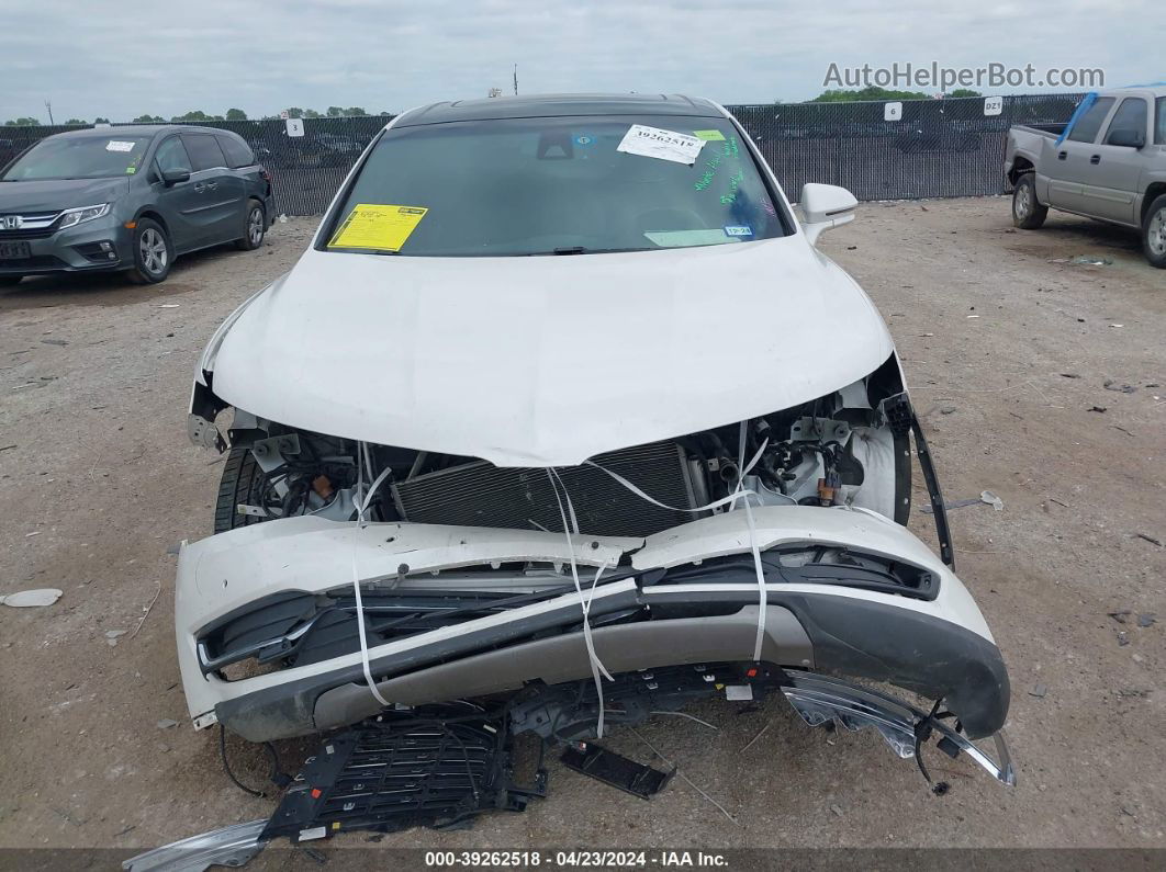 2016 Lincoln Mkx Reserve White vin: 2LMTJ8LR5GBL44791