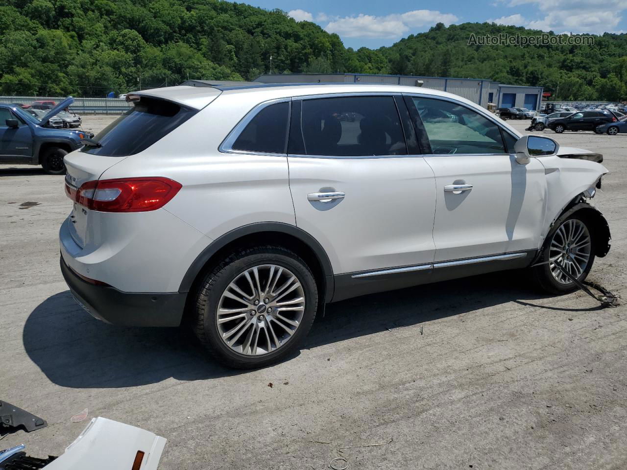 2016 Lincoln Mkx Reserve Белый vin: 2LMTJ8LR5GBL56603