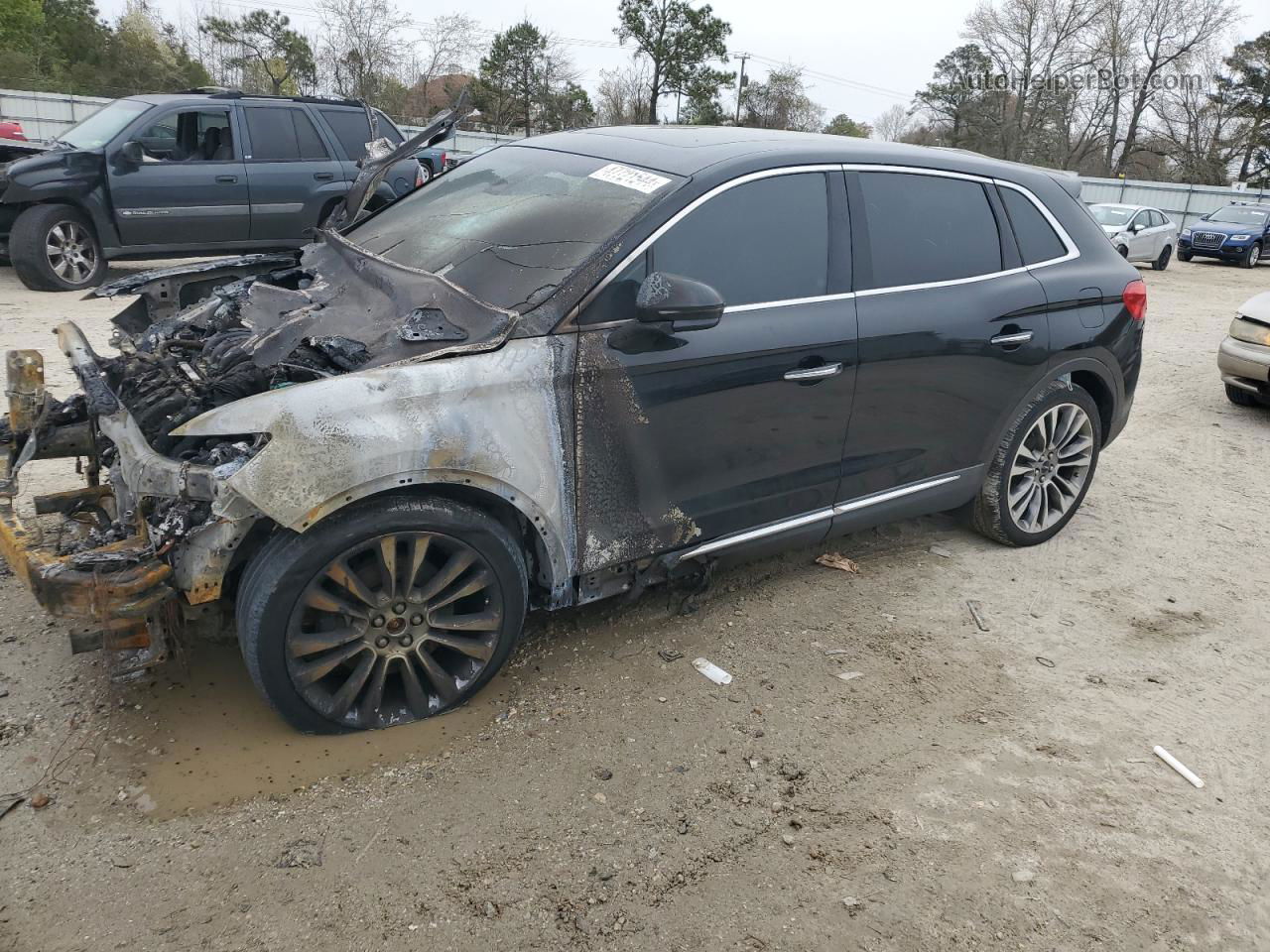 2016 Lincoln Mkx Reserve Черный vin: 2LMTJ8LR5GBL75667