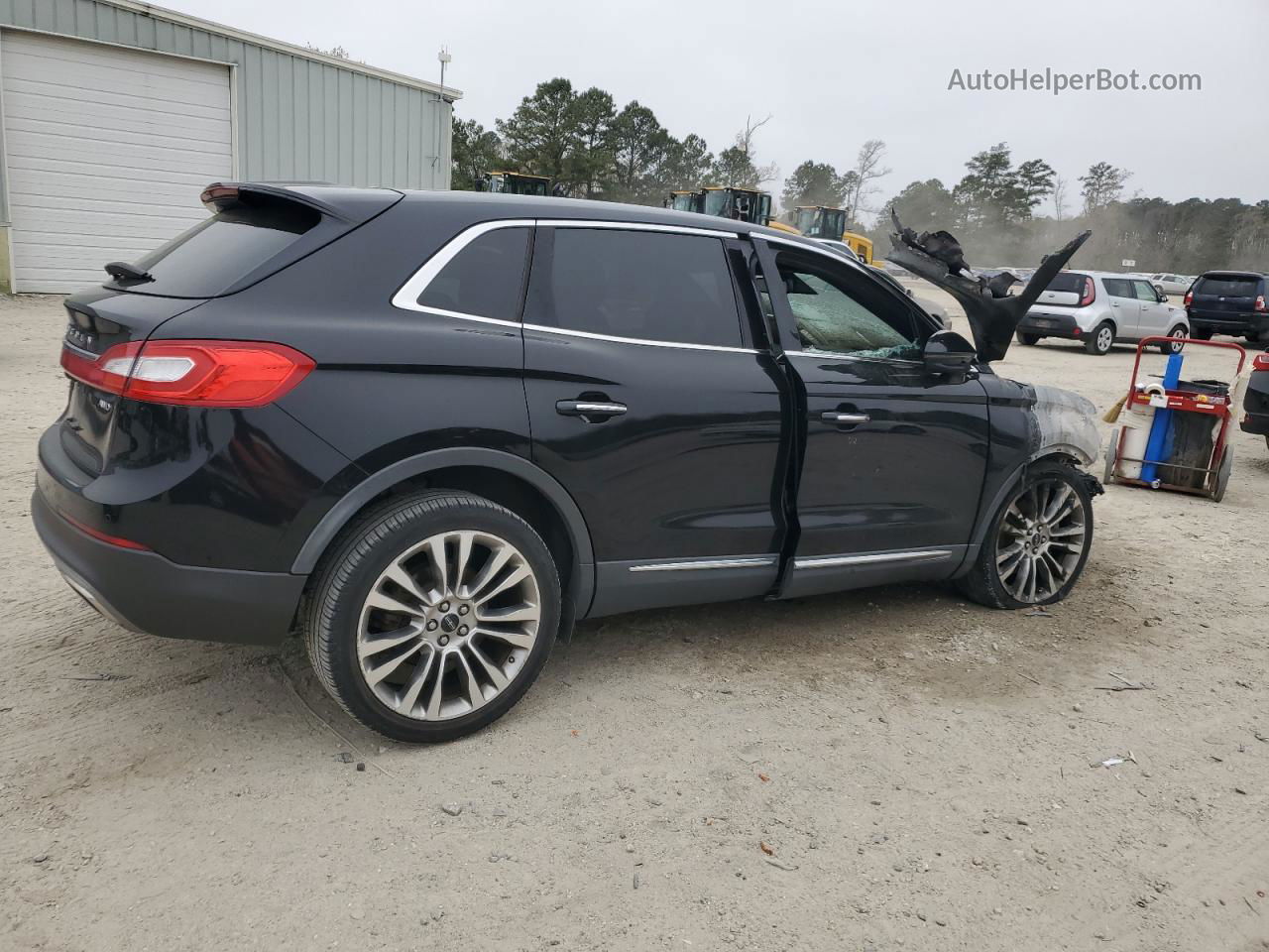 2016 Lincoln Mkx Reserve Черный vin: 2LMTJ8LR5GBL75667