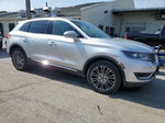 2016 Lincoln Mkx Reserve Silver vin: 2LMTJ8LR6GBL46808