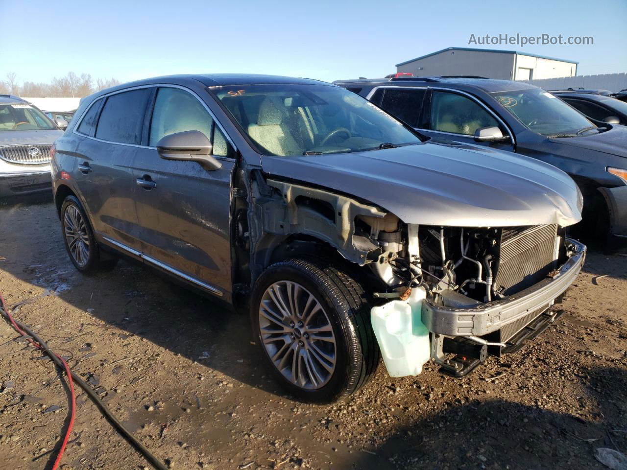 2016 Lincoln Mkx Reserve Gray vin: 2LMTJ8LR7GBL34862