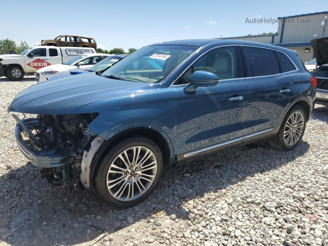 2016 Lincoln Mkx Reserve Blue vin: 2LMTJ8LR7GBL46834