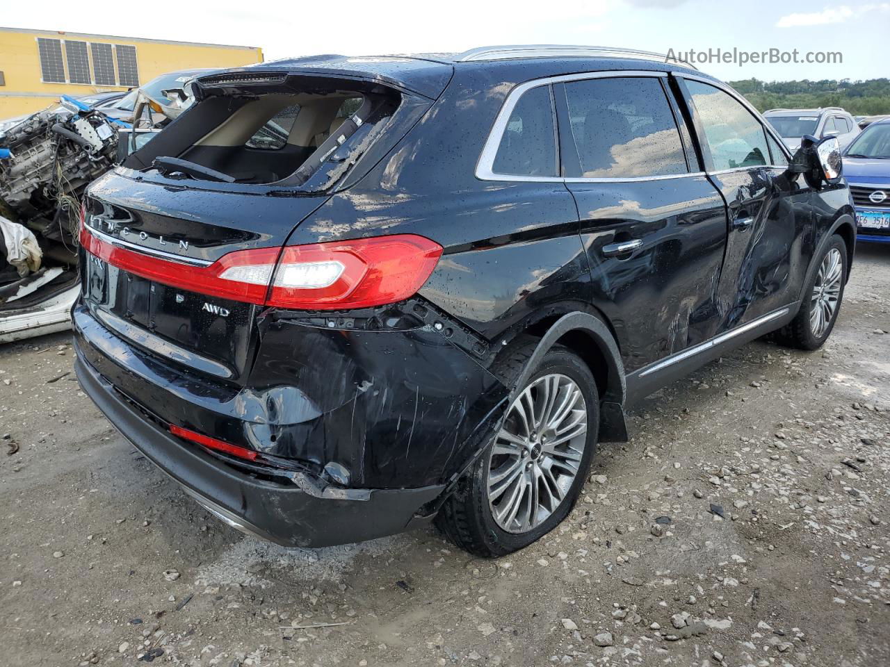 2016 Lincoln Mkx Reserve Black vin: 2LMTJ8LR7GBL88131