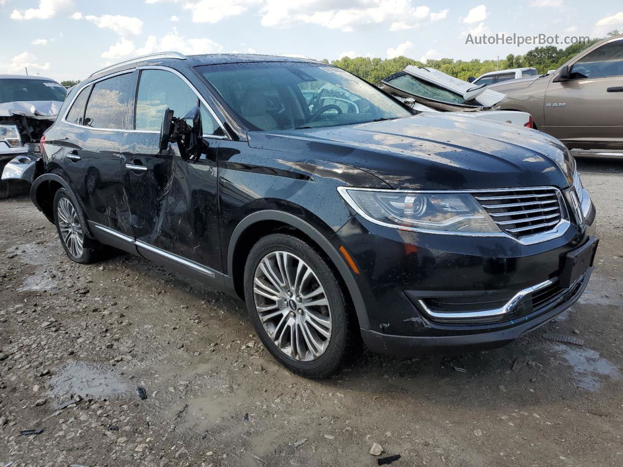 2016 Lincoln Mkx Reserve Black vin: 2LMTJ8LR7GBL88131