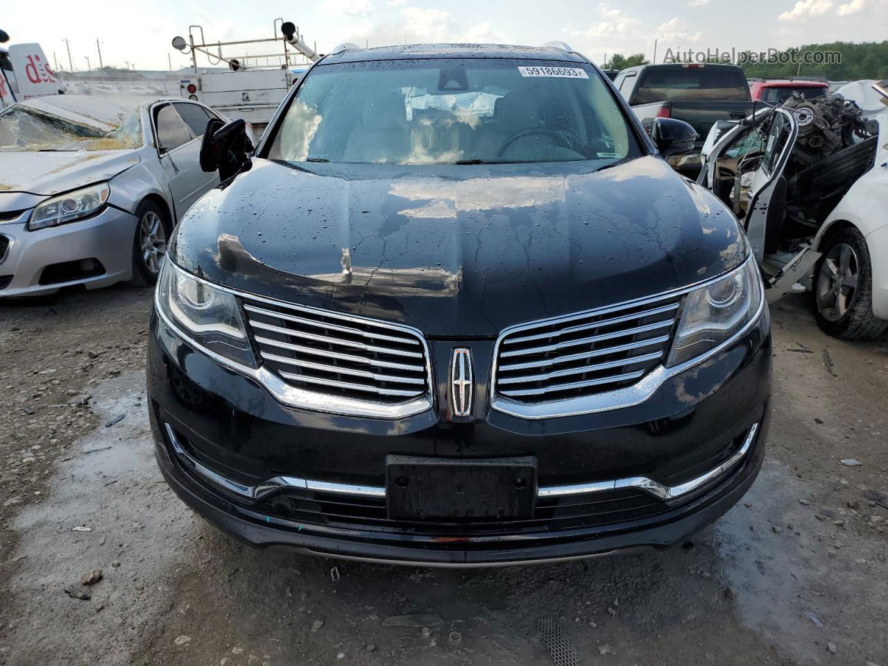 2016 Lincoln Mkx Reserve Черный vin: 2LMTJ8LR7GBL88131