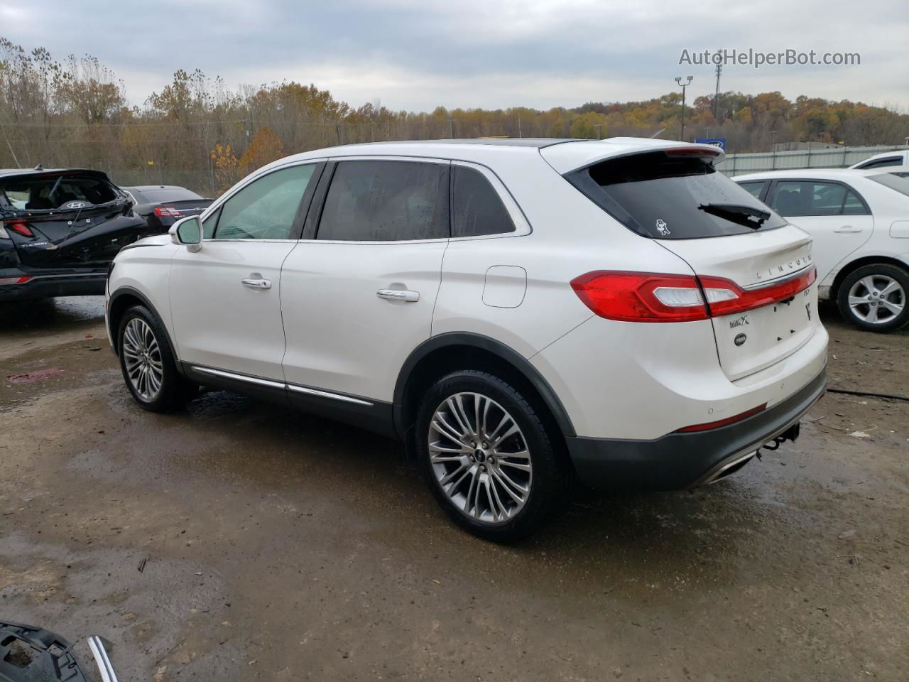 2016 Lincoln Mkx Reserve Белый vin: 2LMTJ8LR8GBL21747