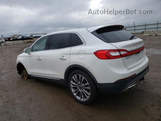 2016 Lincoln Mkx Reserve Белый vin: 2LMTJ8LR8GBL22672