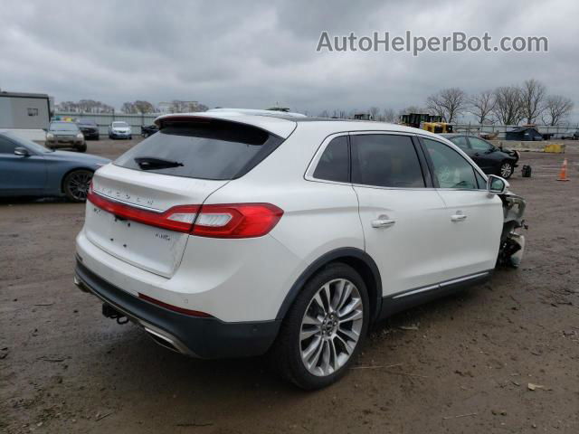 2016 Lincoln Mkx Reserve Белый vin: 2LMTJ8LR8GBL22672