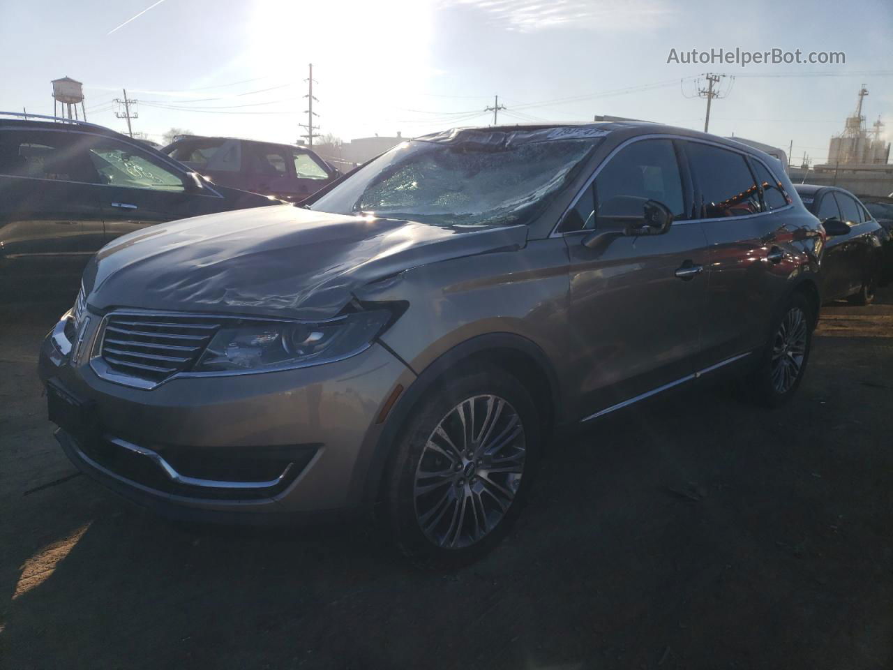 2016 Lincoln Mkx Reserve Серый vin: 2LMTJ8LR8GBL32831