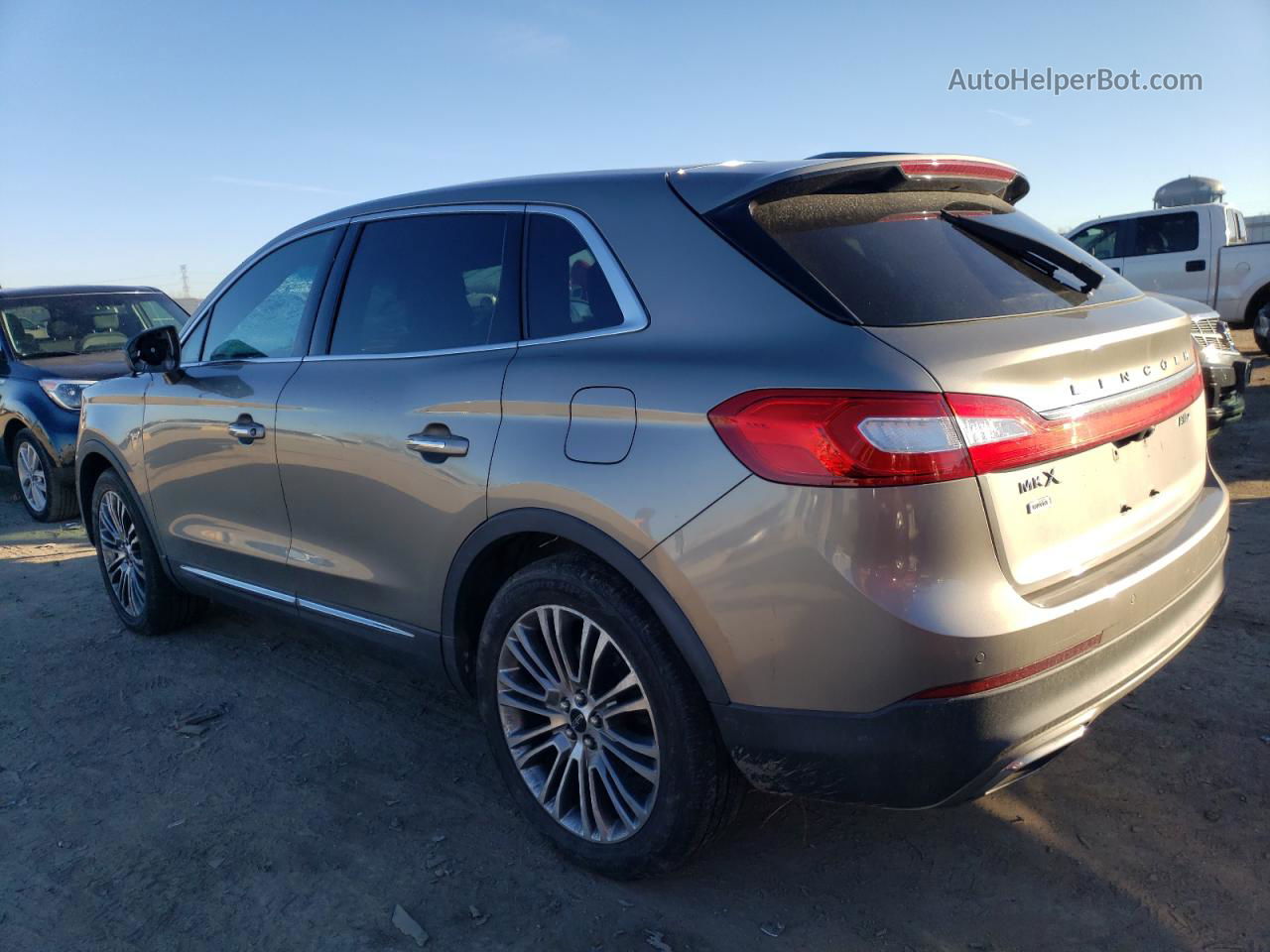 2016 Lincoln Mkx Reserve Серый vin: 2LMTJ8LR8GBL32831