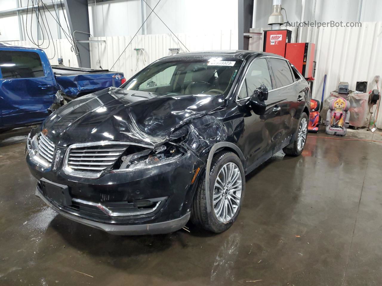 2016 Lincoln Mkx Reserve Черный vin: 2LMTJ8LR8GBL35938