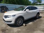 2016 Lincoln Mkx Reserve White vin: 2LMTJ8LR8GBL50472