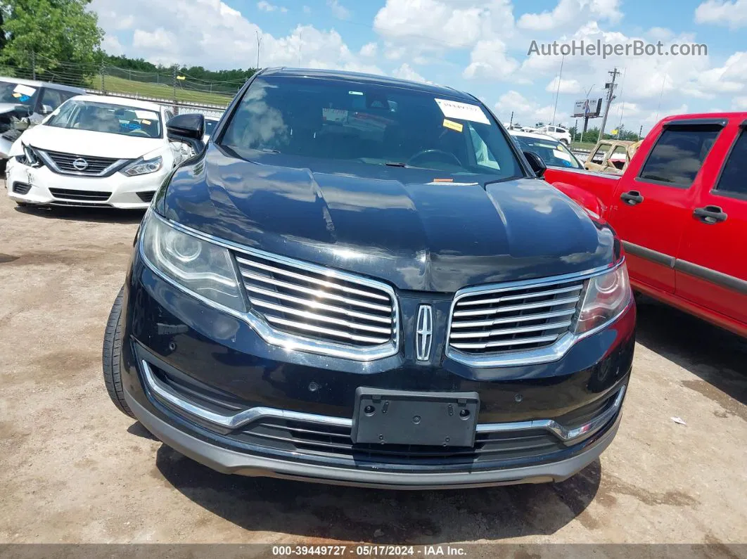 2016 Lincoln Mkx Reserve Black vin: 2LMTJ8LR8GBL56014