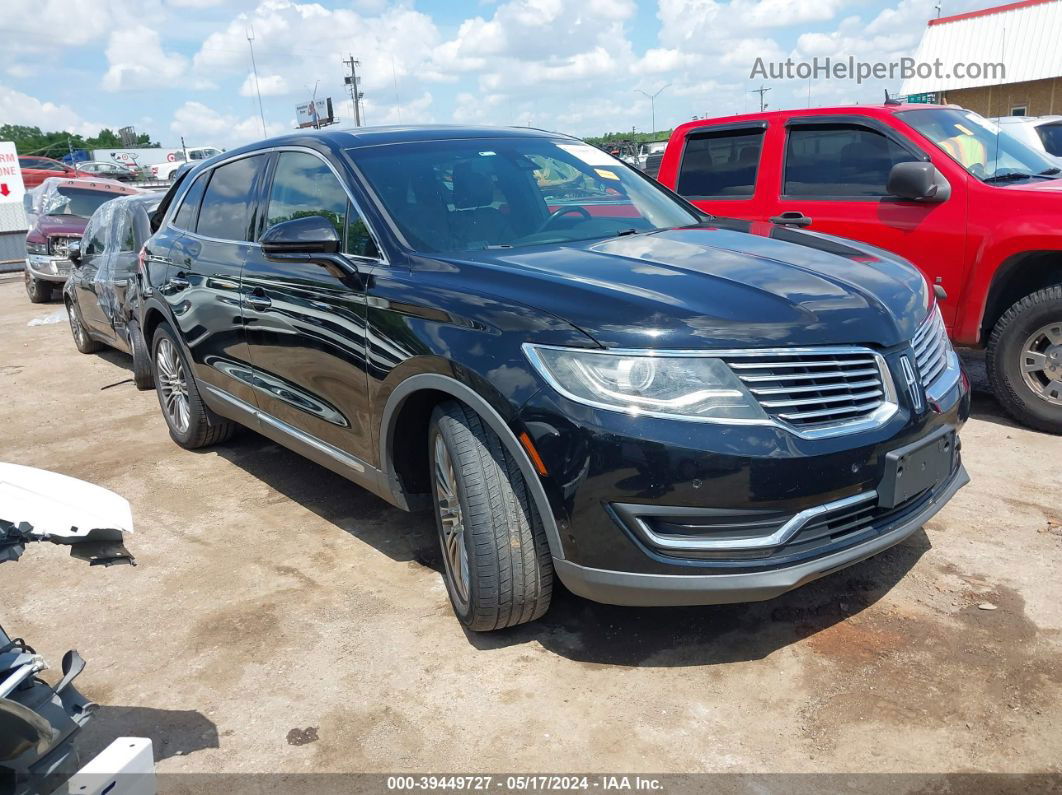 2016 Lincoln Mkx Reserve Black vin: 2LMTJ8LR8GBL56014