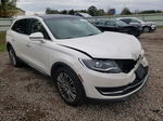 2016 Lincoln Mkx Reserve White vin: 2LMTJ8LR8GBL56160