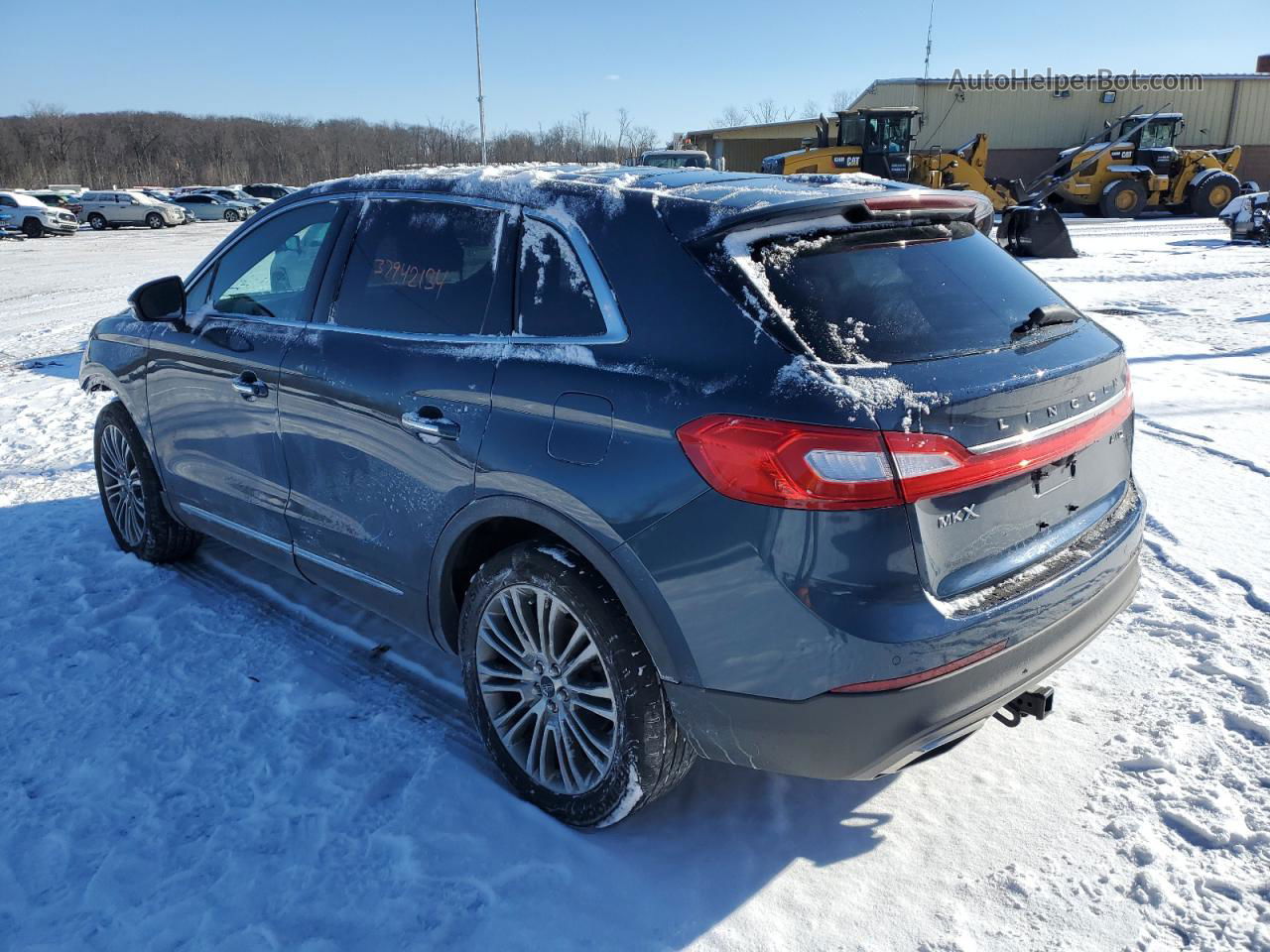 2016 Lincoln Mkx Reserve Blue vin: 2LMTJ8LR9GBL30327