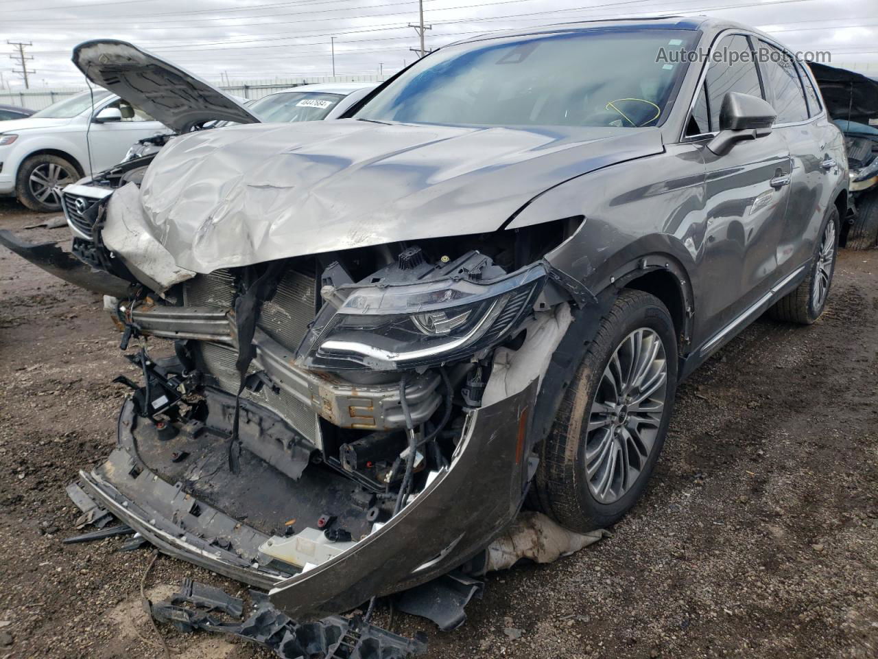 2016 Lincoln Mkx Reserve Silver vin: 2LMTJ8LR9GBL51971