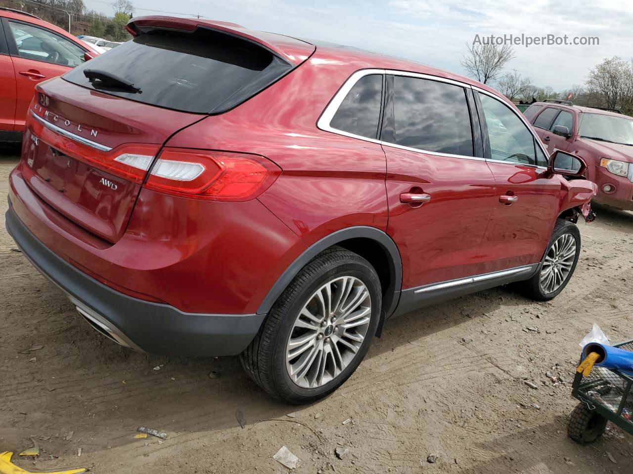 2016 Lincoln Mkx Reserve Red vin: 2LMTJ8LR9GBL61092