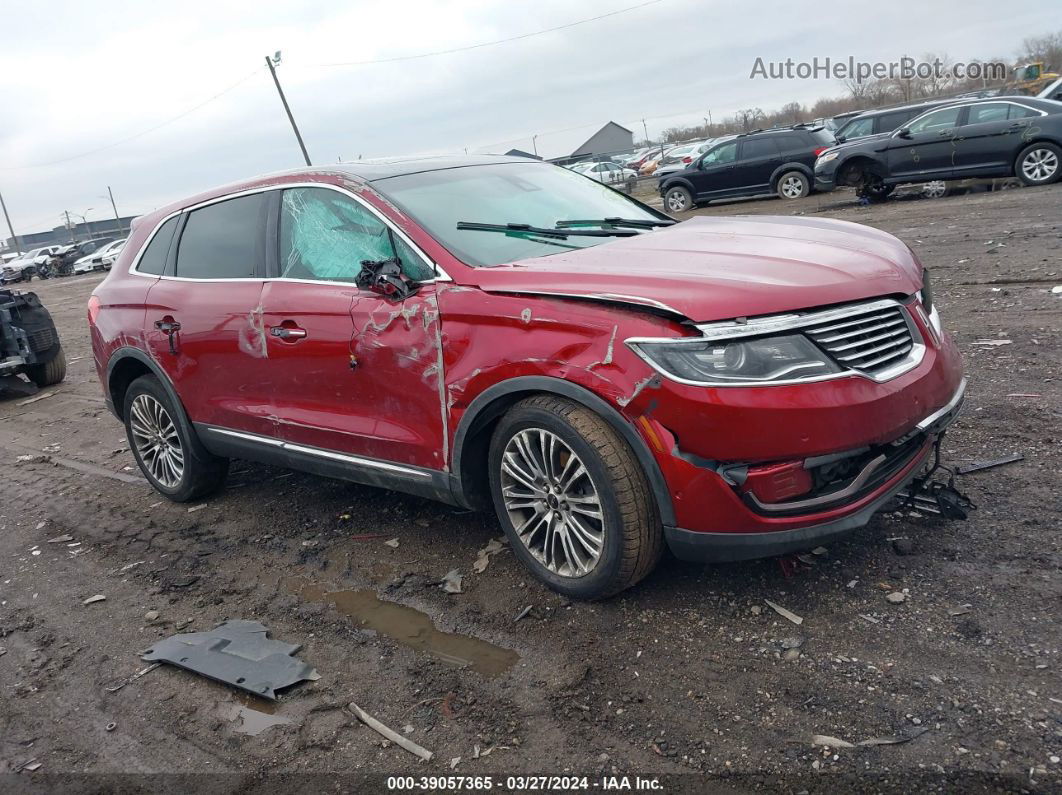 2016 Lincoln Mkx Reserve Red vin: 2LMTJ8LR9GBL67264