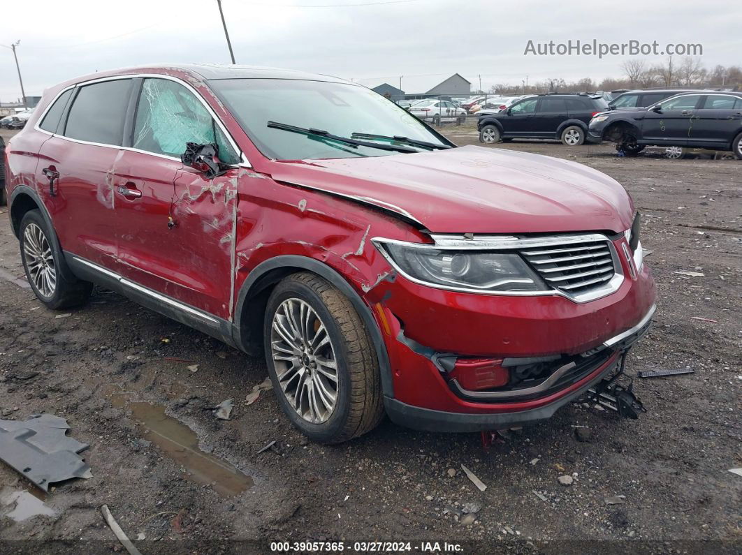 2016 Lincoln Mkx Reserve Red vin: 2LMTJ8LR9GBL67264