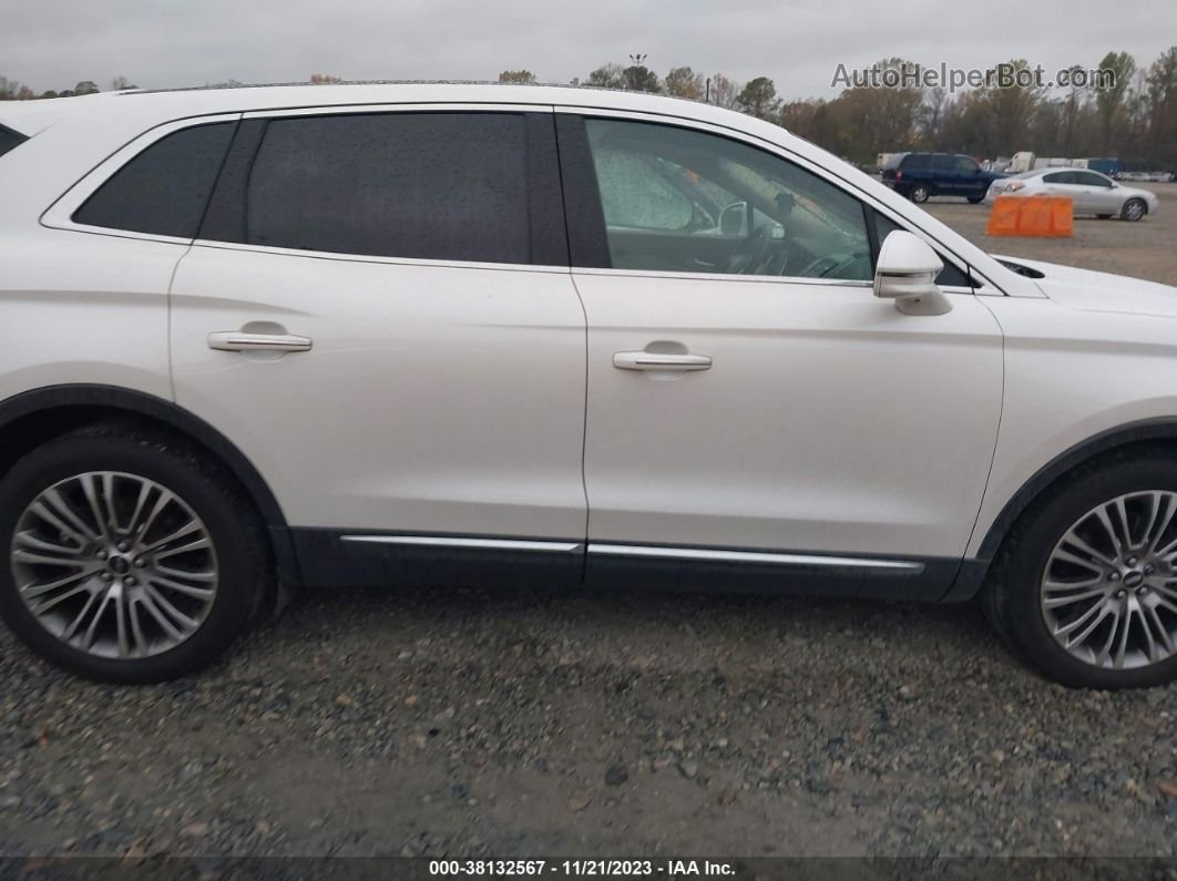 2016 Lincoln Mkx Reserve Белый vin: 2LMTJ8LR9GBL76319