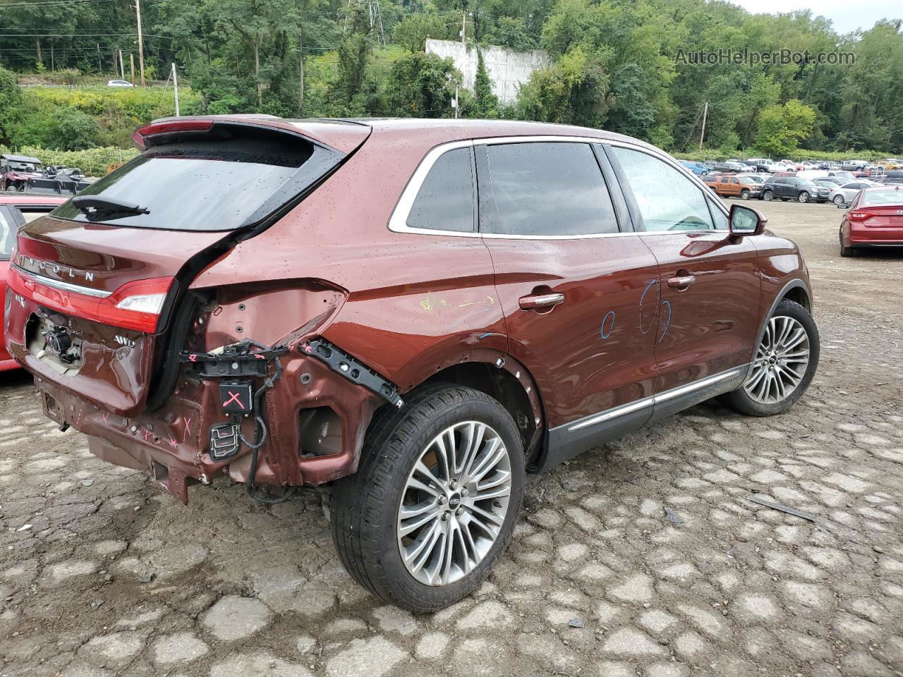 2016 Lincoln Mkx Reserve Brown vin: 2LMTJ8LR9GBL78801