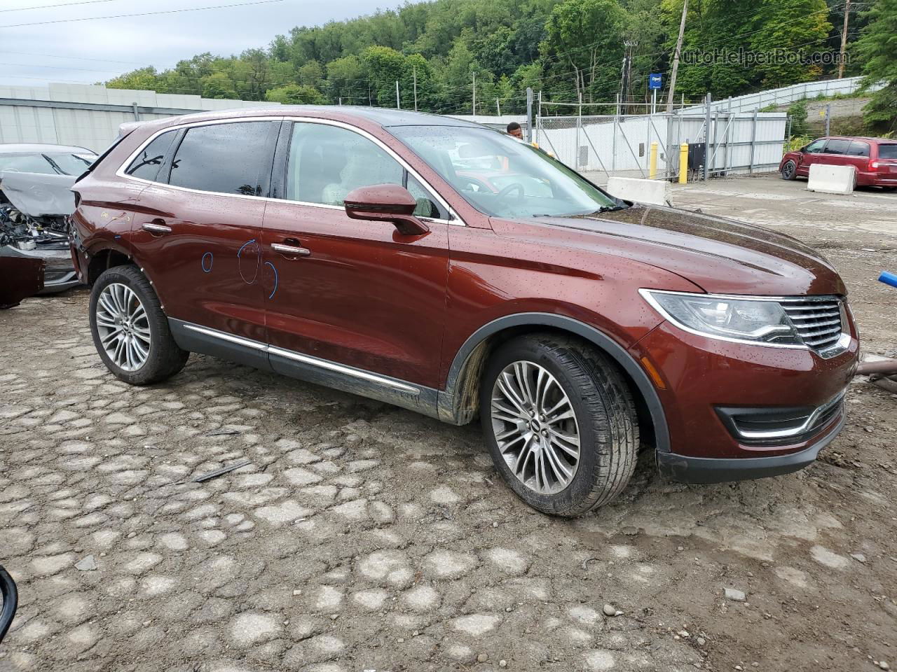 2016 Lincoln Mkx Reserve Brown vin: 2LMTJ8LR9GBL78801