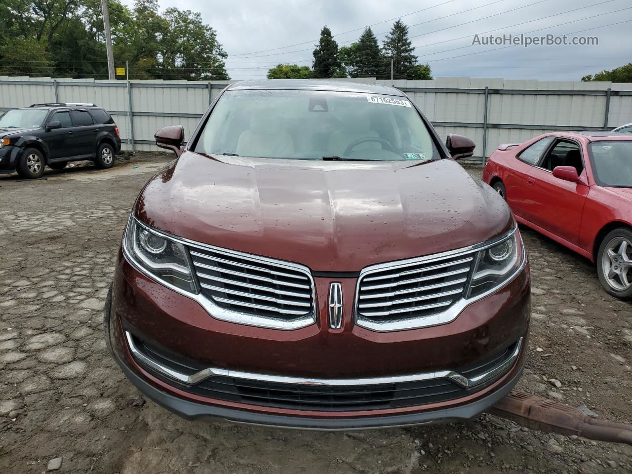 2016 Lincoln Mkx Reserve Brown vin: 2LMTJ8LR9GBL78801