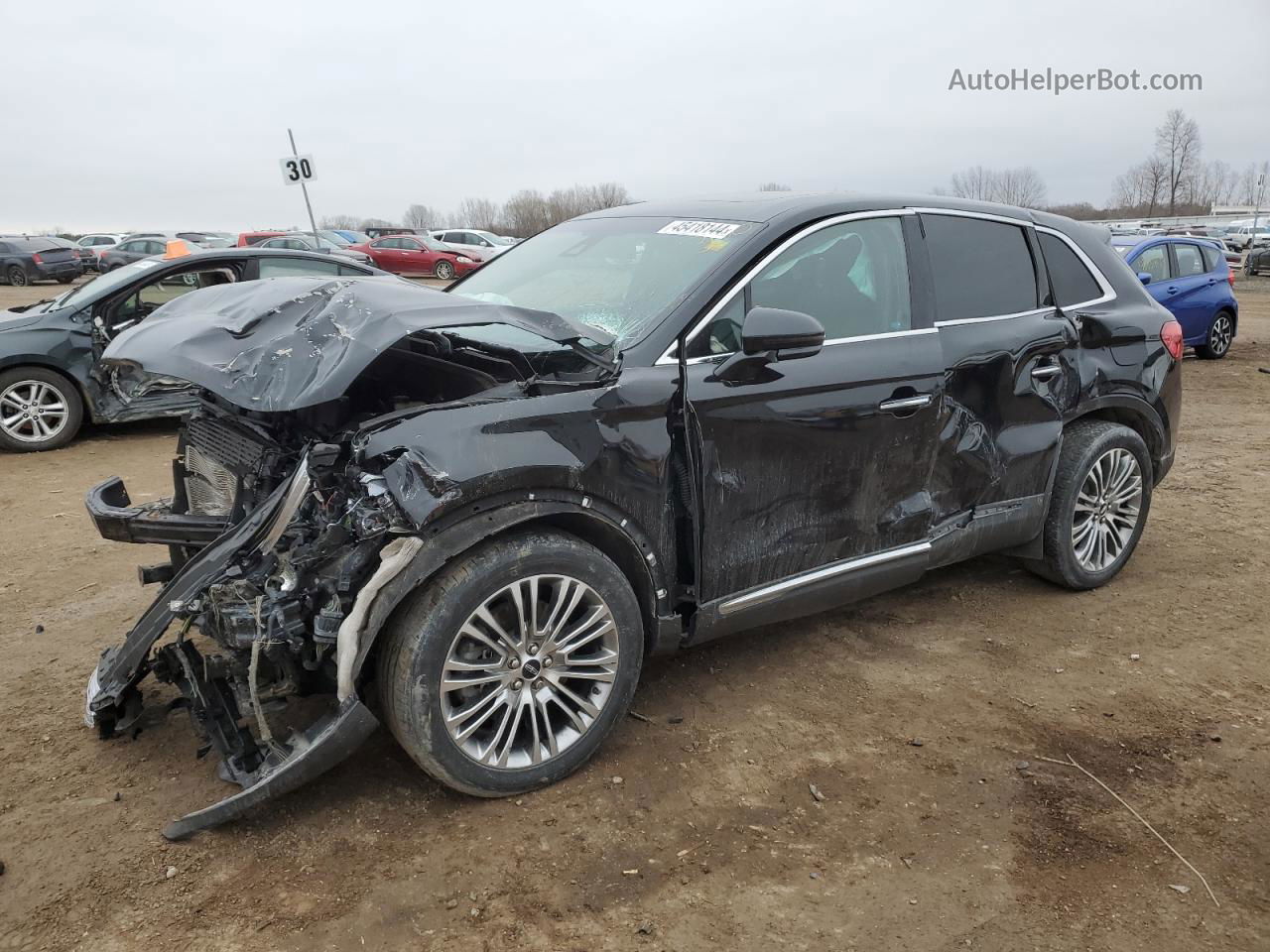 2016 Lincoln Mkx Reserve Black vin: 2LMTJ8LR9GBL84386