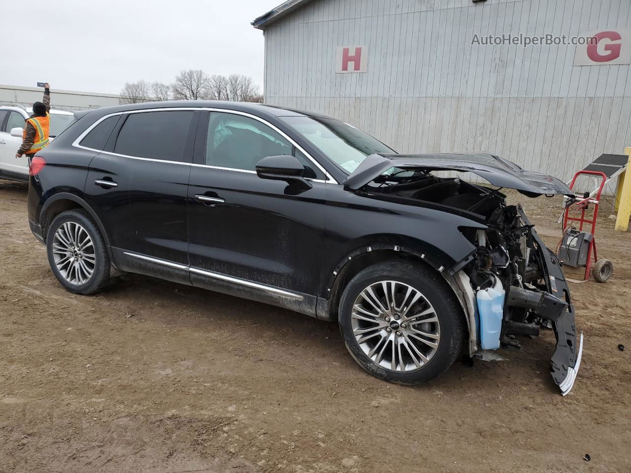 2016 Lincoln Mkx Reserve Черный vin: 2LMTJ8LR9GBL84386