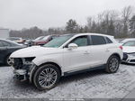 2016 Lincoln Mkx Reserve White vin: 2LMTJ8LRXGBL67693