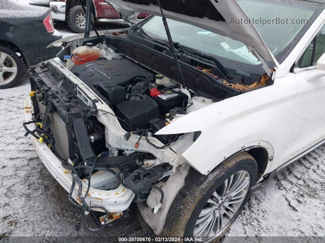 2016 Lincoln Mkx Reserve White vin: 2LMTJ8LRXGBL67693