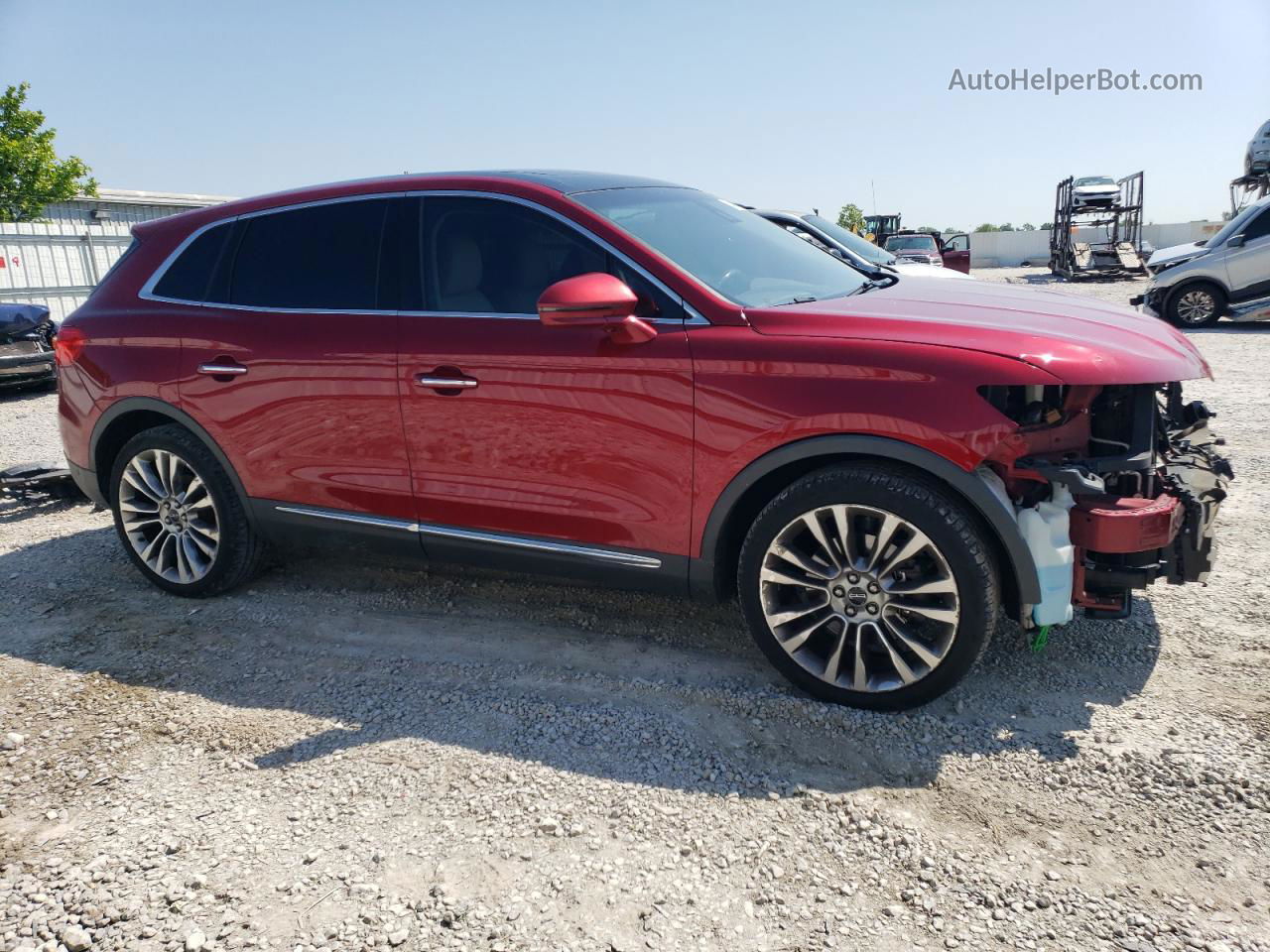 2016 Lincoln Mkx Reserve Red vin: 2LMTJ8LRXGBL80086