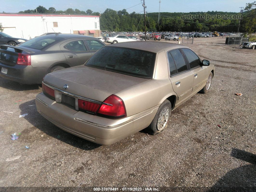 2000 Mercury Grand Marquis Gs Brown vin: 2MEFM74W0YX607307