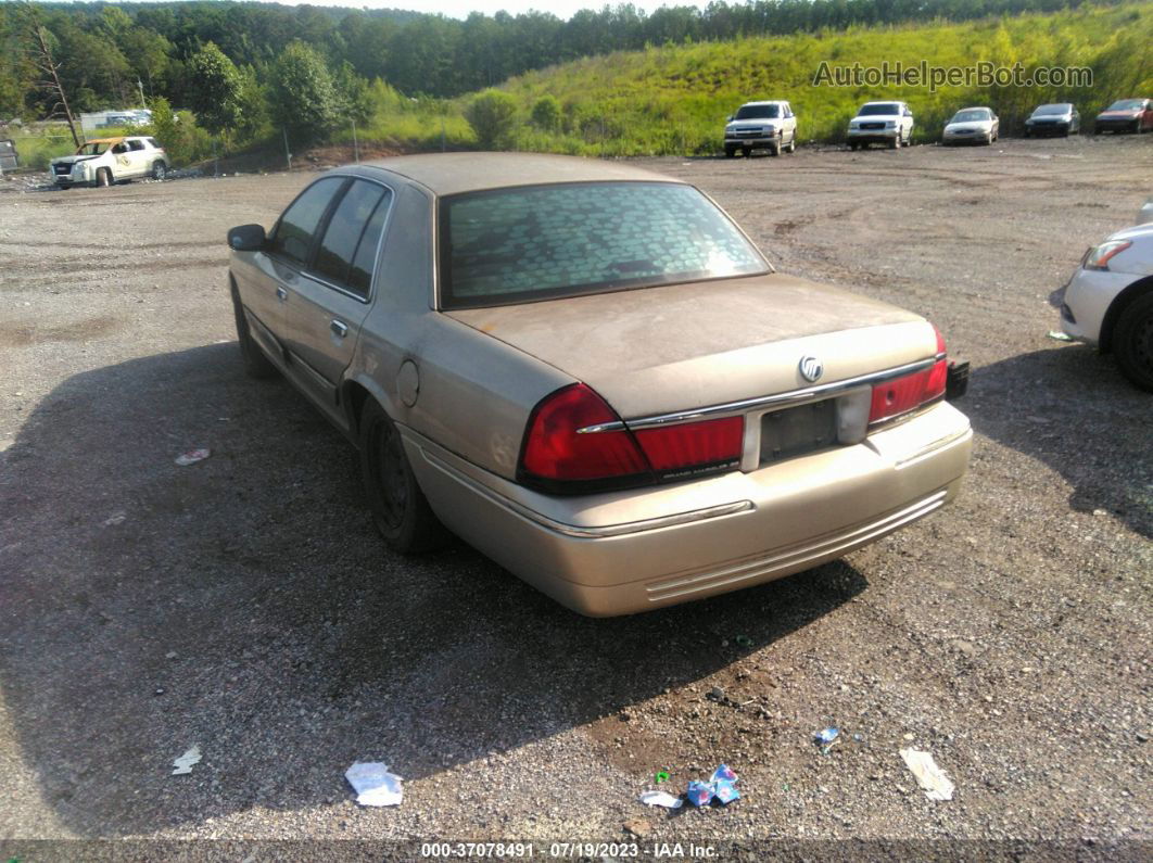 2000 Mercury Grand Marquis Gs Brown vin: 2MEFM74W0YX607307