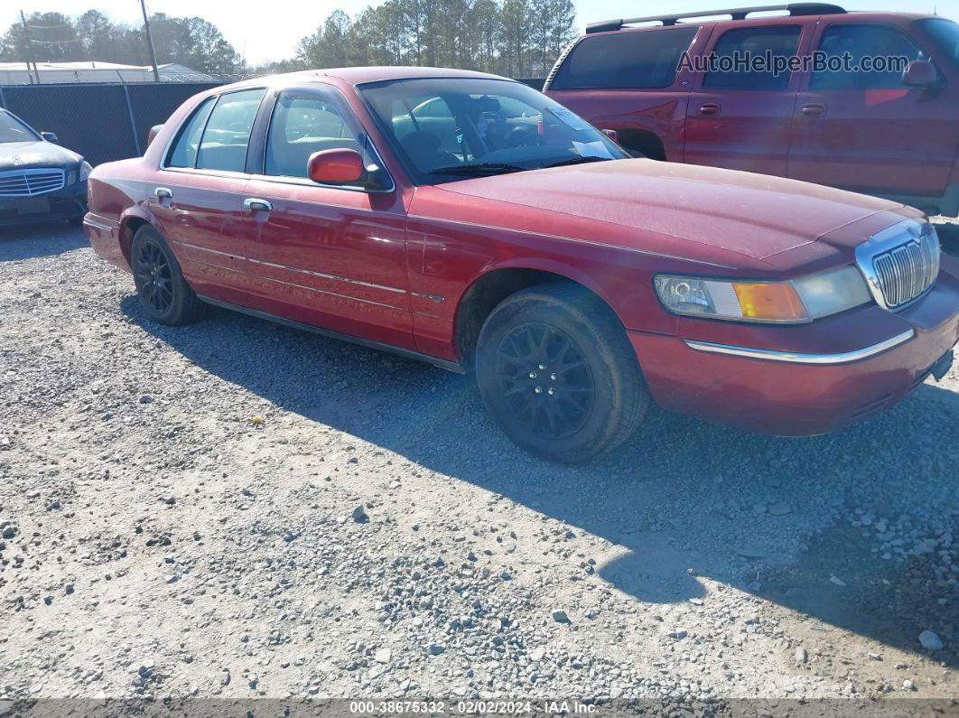 2000 Mercury Grand Marquis Gs Бордовый vin: 2MEFM74W0YX741332