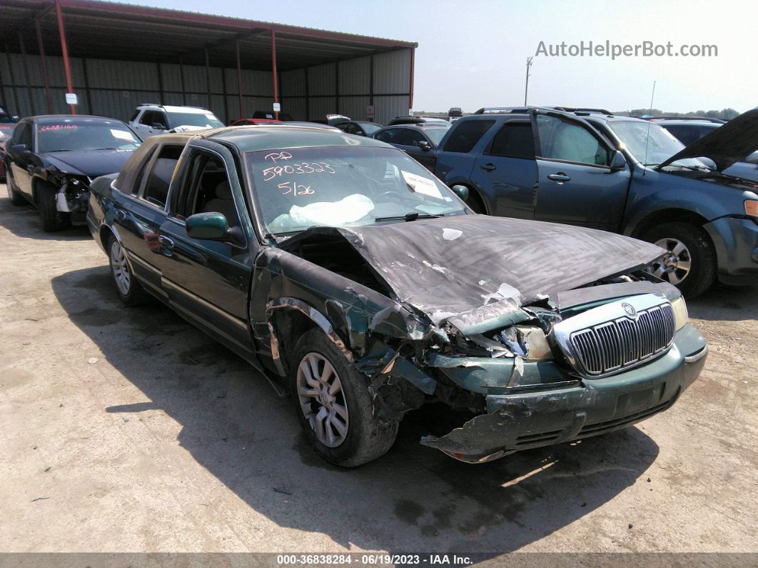 2000 Mercury Grand Marquis Gs Green vin: 2MEFM74W1YX674692