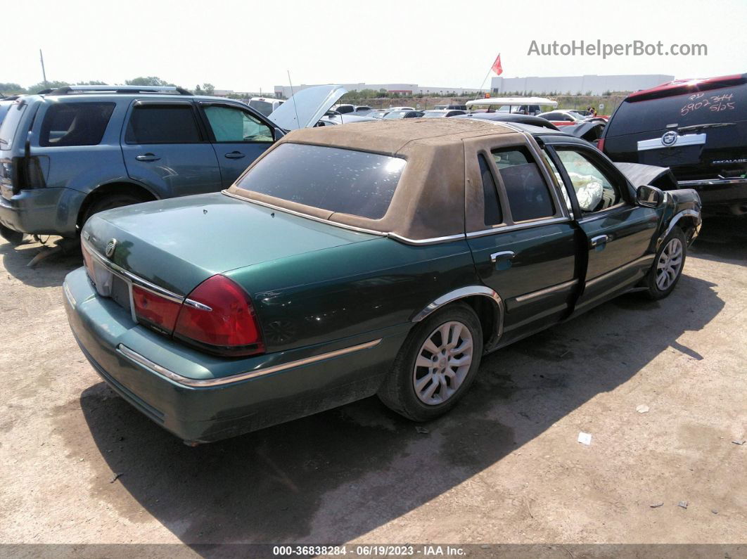 2000 Mercury Grand Marquis Gs Green vin: 2MEFM74W1YX674692