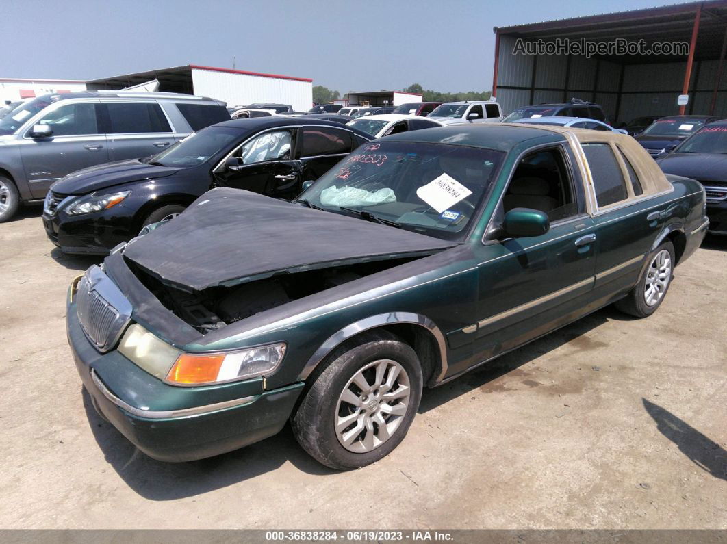 2000 Mercury Grand Marquis Gs Green vin: 2MEFM74W1YX674692