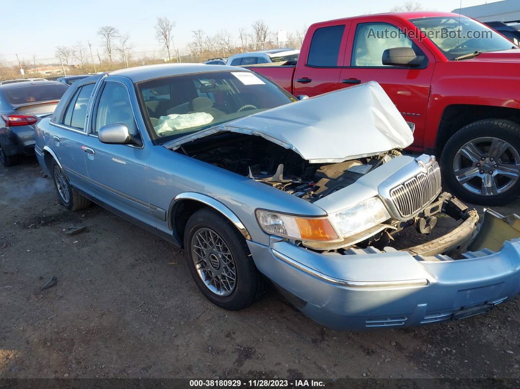 2000 Mercury Grand Marquis Gs Blue vin: 2MEFM74W1YX675499