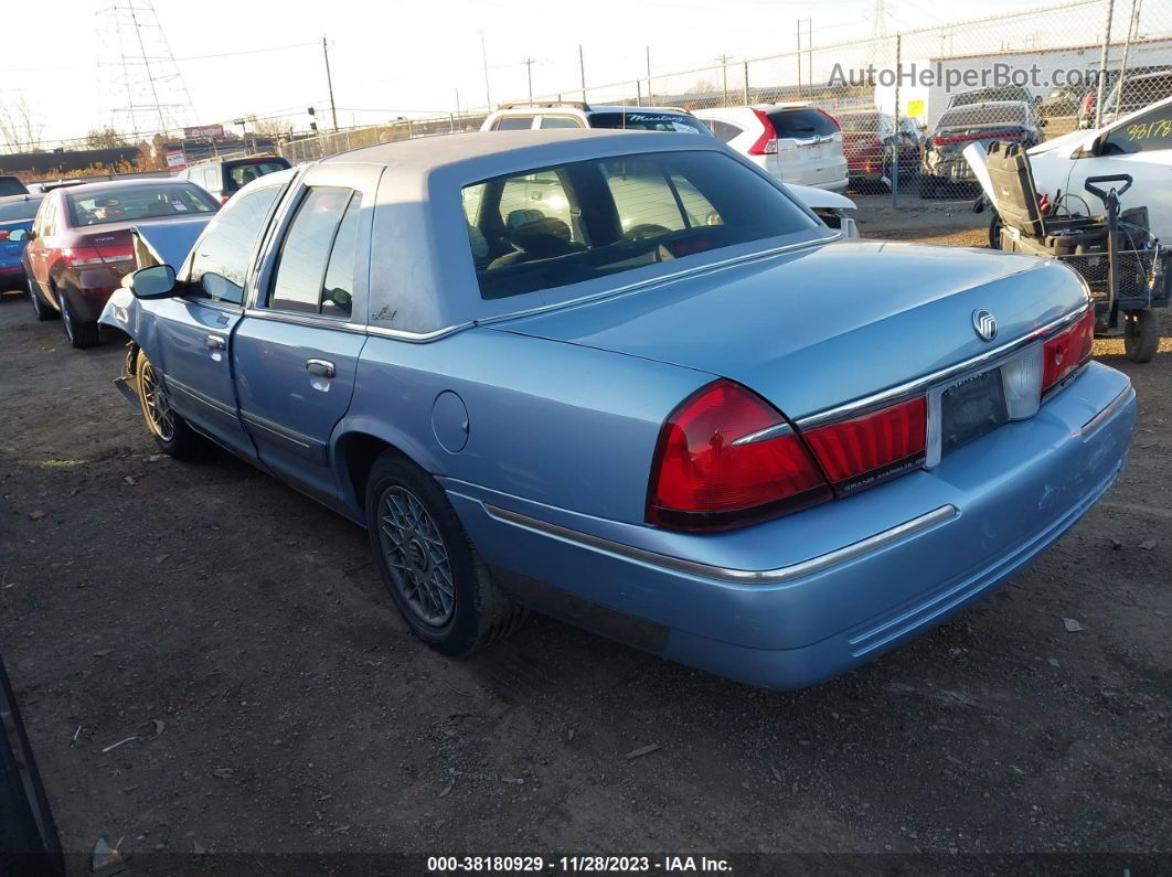 2000 Mercury Grand Marquis Gs Blue vin: 2MEFM74W1YX675499