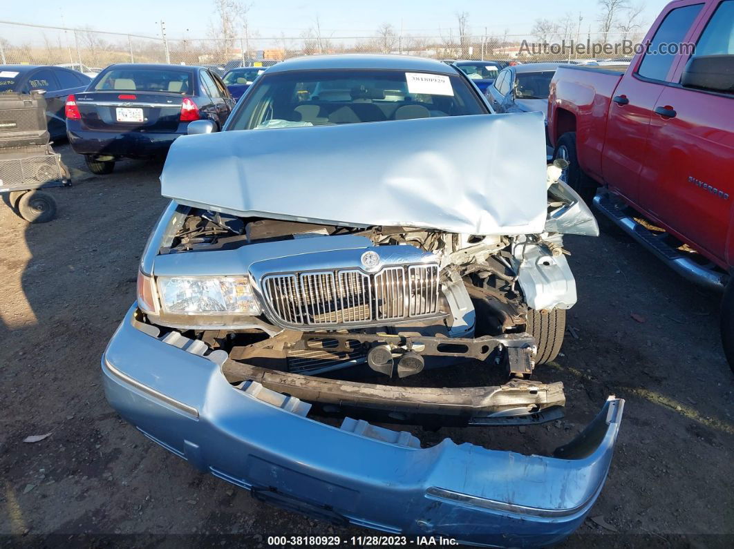 2000 Mercury Grand Marquis Gs Blue vin: 2MEFM74W1YX675499