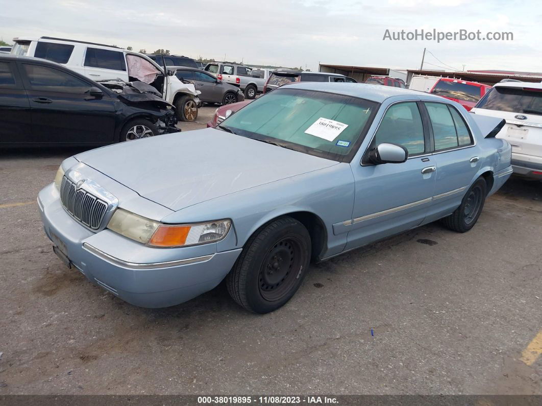 2000 Mercury Grand Marquis Gs Blue vin: 2MEFM74W1YX683893